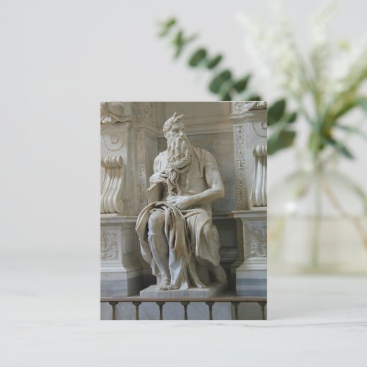 Carte Postale Michelangelo-Moses (Debout devant)