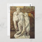 Carte Postale Michelangelo-Palestrina Pieta (Devant / Derrière)