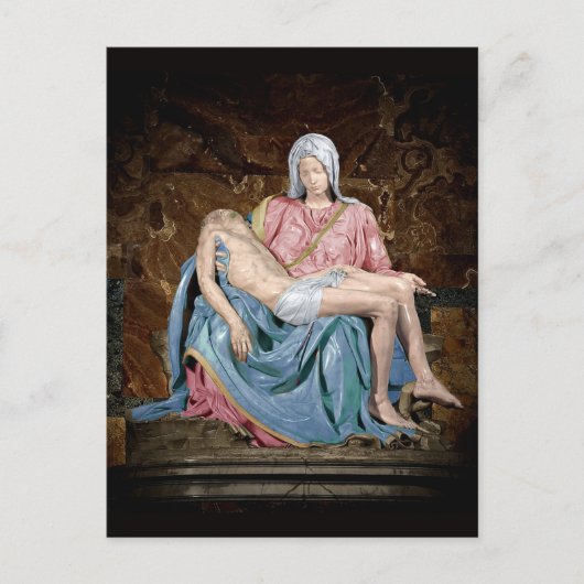 CARTE POSTALE MICHELANGELO PIETA (Devant)