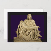 Carte Postale Michelango ... La Pieta (Devant / Derrière)