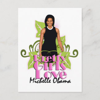 Carte postale Michelle O "Jolies filles aiment"