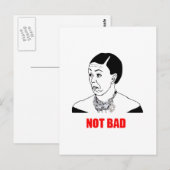 Carte Postale Michelle Obama n'est pas un mauvais mème (Devant / Derrière)