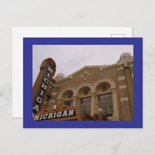 Carte Postale Michigan (Devant / Derrière)