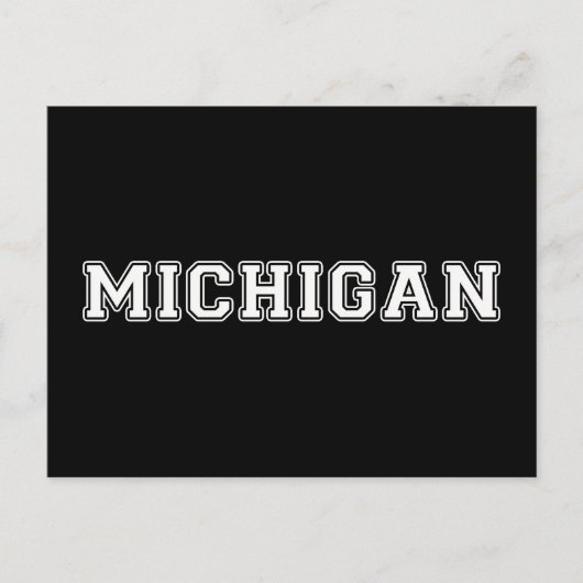 Carte Postale Michigan (Devant)