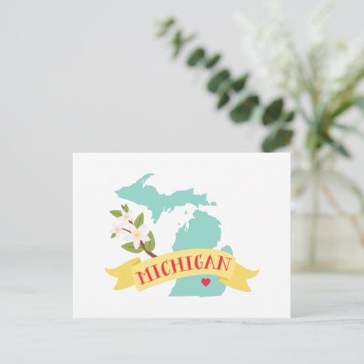 Carte Postale Michigan (Debout devant)