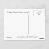 Carte postale Michigan (Dos)