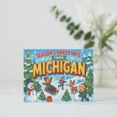 Carte postale MICHIGAN (Debout devant)