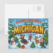 Carte postale MICHIGAN (Devant / Derrière)