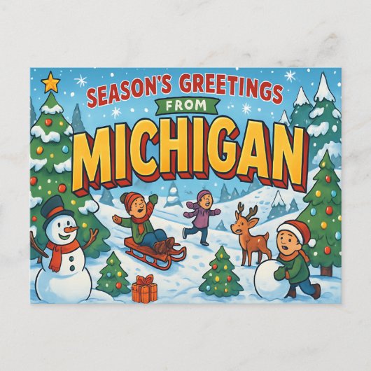 Carte postale MICHIGAN (Devant)