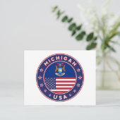 Carte Postale Michigan (Debout devant)