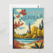 Carte Postale Michigan (Devant / Derrière)
