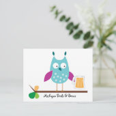 Carte postale Michigan Birds & Brews (Debout devant)
