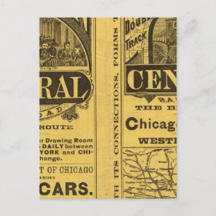 Carte Postale Michigan Central Railroad