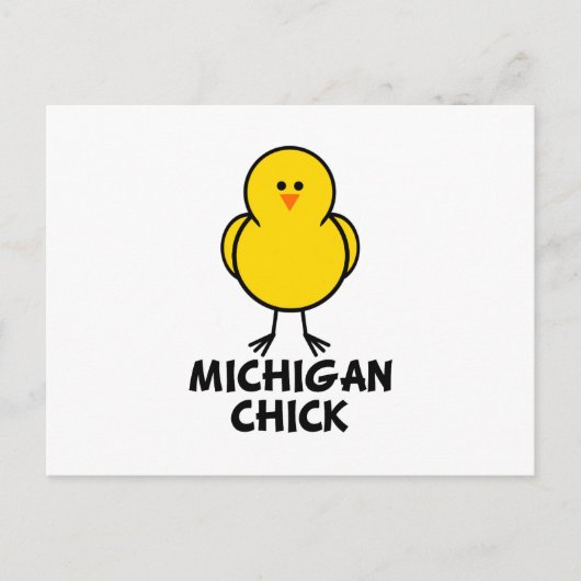 Carte Postale Michigan Chick (Devant)