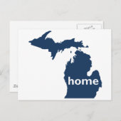 Carte Postale Michigan Home (Devant / Derrière)