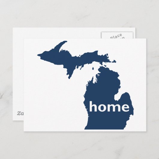 Carte Postale Michigan Home (Devant / Derrière)