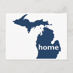 Carte Postale Michigan Home