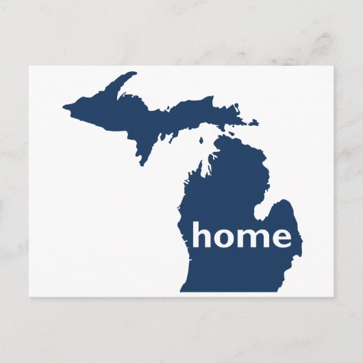 Carte Postale Michigan Home (Devant)
