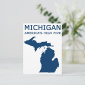 Carte Postale Michigan. Les cinq plus hauts de l'Amérique (Debout devant)
