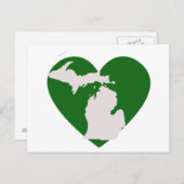 Carte Postale Michigan Love (Devant / Derrière)