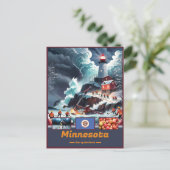 Carte Postale Michigan Marvels & Motto (Debout devant)