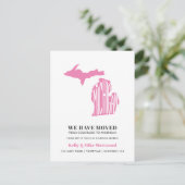 Carte Postale MICHIGAN  Nous avons déménagé Nouvelle adresse Nou (Debout devant)