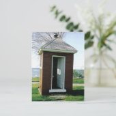 Carte postale Michigan Outhouse (Debout devant)