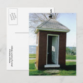 Carte postale Michigan Outhouse (Devant / Derrière)
