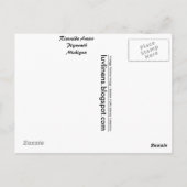 Carte Postale Michigan, Riverside Arena, Roller Sking (Dos)