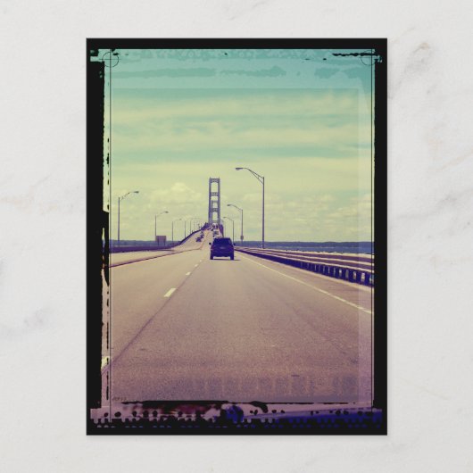 Carte Postale Michigan Road Trip (Devant)
