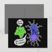 Carte Postale Microbes Virales (Devant / Derrière)