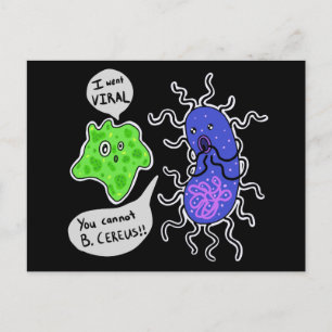 Carte Postale Microbes Virales