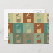 Carte Postale Microbiologie Pop Art (Devant / Derrière)