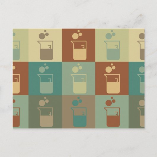 Carte Postale Microbiologie Pop Art (Devant)