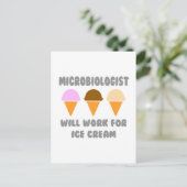 Carte Postale Microbiologiste ... Fonctionnera Pour La Crème De (Debout devant)