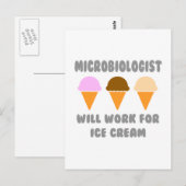 Carte Postale Microbiologiste ... Fonctionnera Pour La Crème De (Devant / Derrière)