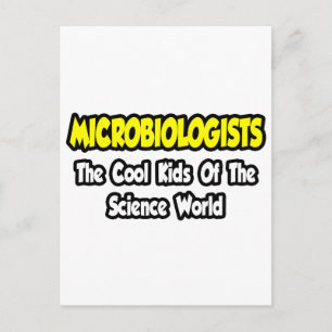 Carte Postale Microbiologistes...Cool du monde des enfants de la