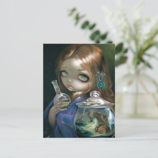 Carte postale "Microcosme : Monstres marins" (Debout devant)