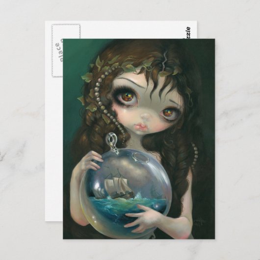 Carte postale "Microcosme : Paysage marin" (Devant / Derrière)