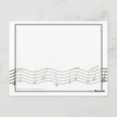 Carte postale Microphone vintage (Dos)