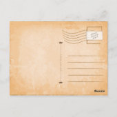 Carte Postale Microphone Vintage (Dos)