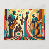 Carte Postale Mid Century Jazz Age Quartet (Devant)