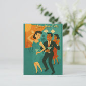Carte Postale Mid Century Martini Dance Party (Debout devant)