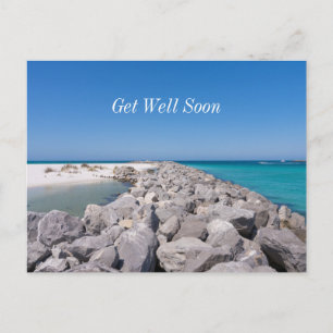 Carte Postale Middle Shell Island Jetty Get Well