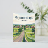Carte Postale Middleburg États-Unis (Debout devant)
