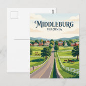 Carte Postale Middleburg États-Unis (Devant / Derrière)