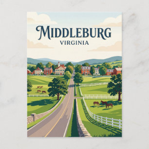 Carte Postale Middleburg États-Unis