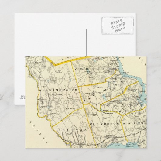 Carte Postale Middlesex Co (Devant / Derrière)