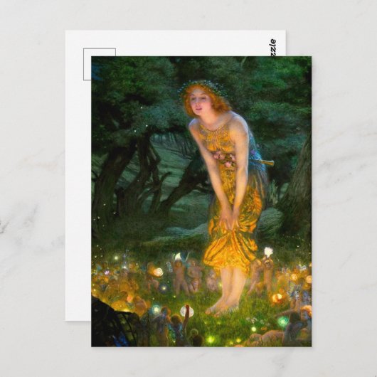 Carte Postale Midété Eve Edward Robert Hughes (Devant / Derrière)
