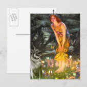 Carte Postale MidEve - Elkhound norvégien (Devant / Derrière)